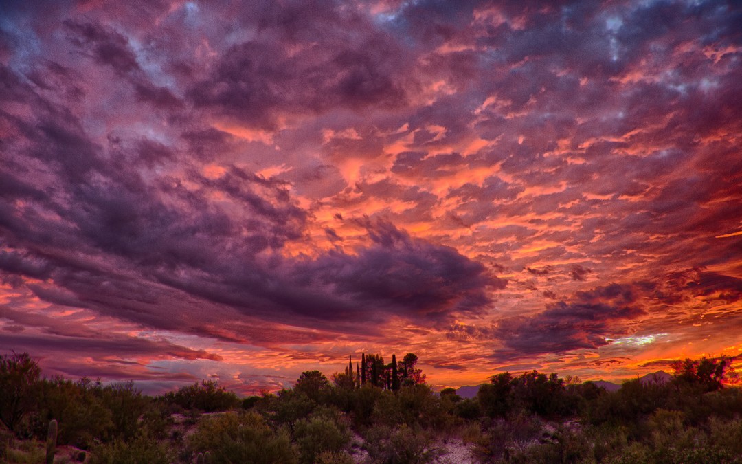 Sunset Over Tucson